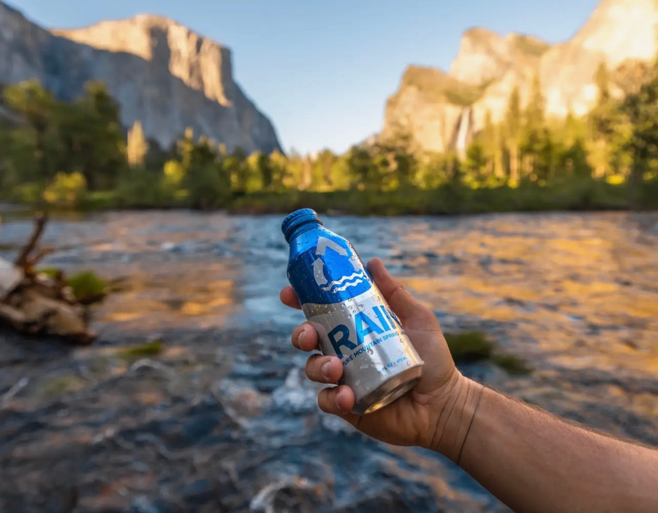 24 pk. 16oz aluminum Bottled spring Water