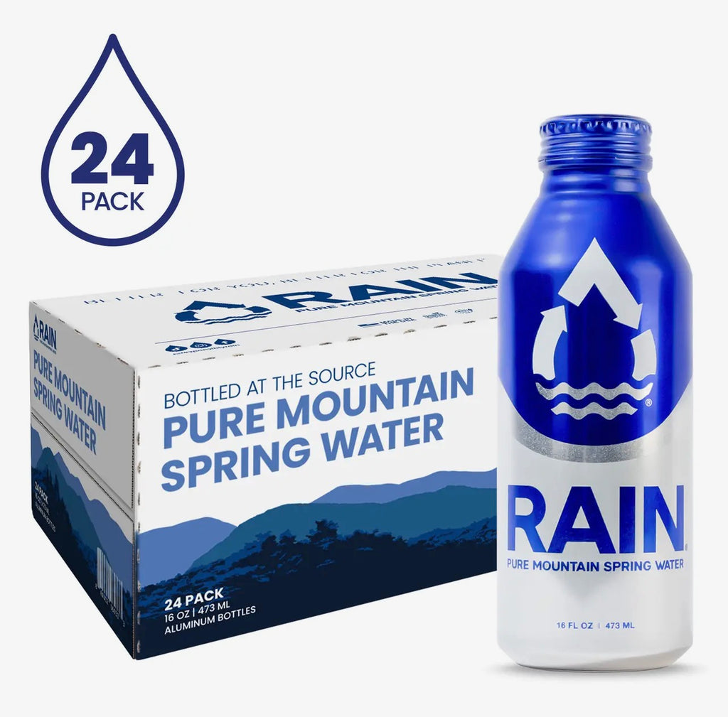 24 pk. 16oz aluminum Bottled spring Water